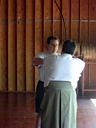 Being instructed in Japanese Archery